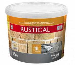 Stegu Rustic Растворы для заполнения плиточных швов Stegu Rustic Flīžu šuvotājs 15kg, bēšs