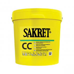SAKRET CC Финишная шпатлевка на минеральной основе для фасадных работ. 10 кг