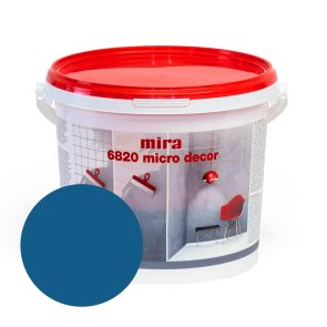 Mira 6820 Micro decor Sienu mikrocementa dekoratīvā špaktele, okeāna zila, 3kg