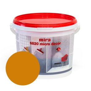 Mira 6820 Micro decor Sienu mikrocementa dekoratīvā špaktele, oranža, 3kg