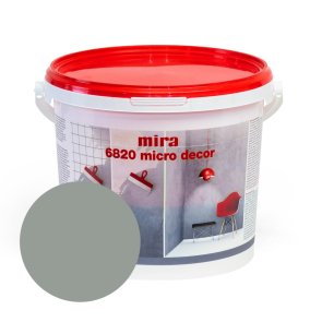Mira 6820 Micro decor Sienu mikrocementa dekoratīvā špaktele, tērauda, 3kg