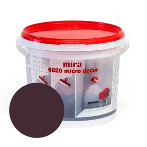 Mira 6820 Micro decor Sienu mikrocementa dekoratīvā špaktele, vīna sarkana, 3kg