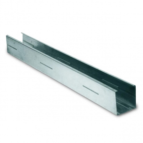 Knauf reģipša metāla profils CW-50 (Starpsienu vertikālais profils) 50/50/0.6, 3.0m