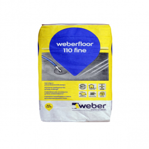 Weber Floor 110 Fine самовыравнивающаяся масса для пола (4–30 мм) , 20kg