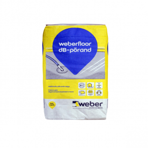 Weber Floor Db-PÕRAND самовыравнивающийся с волокнами для плавающих и обогреваемых полов , 20kg