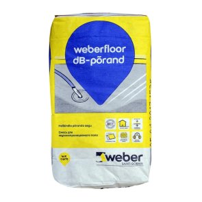 Weber Floor Db-PÕRAND pašizlīdzinošais ar šķiedrām peldošajām un apsildāmajām grīdām, 20kg