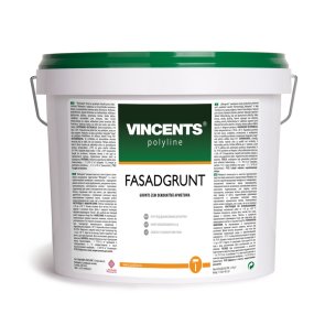 Vincents Polyline Fasadgrunt grunts zem dekoratīvā apmetuma, 4kg