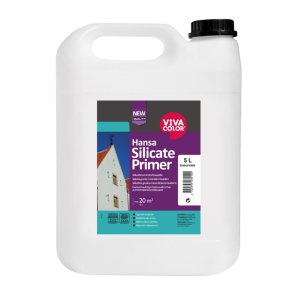 Vivacolor Hansa Silicate Primer Silikāta gruntējuma šķīdums minerālām fasādēm, 5L