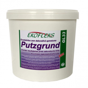 EKOFLEKS PUTZGRUND GL33 Gruntkrāsa zem dekor. apmetuma ar kvarca graudu 1.5kg