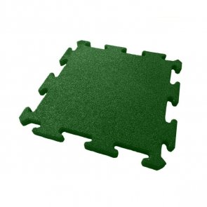 Epu Floor Puzzle Gumijas grīdas segums sporta zālēm un laukumiem 15mm 1x1m Zaļš