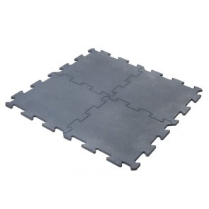 Epufloor Puzzle Gumijas grīdas segums sporta zālēm un laukumiem, 15mm, 1x1m, Pelēks