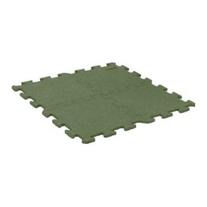 Epufloor Puzzle Gumijas grīdas segums sporta zālēm un laukumiem, 18mm, 1x1m, Zaļš