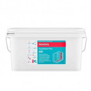 Penosil Premium AquaBrake Fiber hidroizolācijas mastika pastiprināta ar šķiedru, 7kg