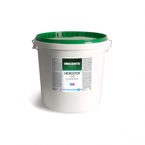 Vincents Polyline Hidrostop H500 Cementa bāzes, elastīga, divkomponentu hidroizolācija A+B 12,5kg+5L