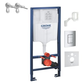 Grohe Rapid SL 5-in-1 Комплект, кнопка Skate Cosmo, хром (38732000), 113x50cm