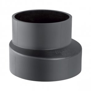 Geberit HDPE Внутренний канализационный переходник, эксцентрический , D63/50mm, melna