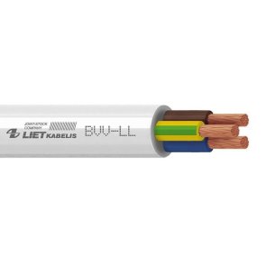 Lietkabelis BVV-LL / OMY Daudzdzīslu kabelis 3x1.5mm2, 5m