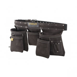 Stanley Кожаный пояс для инструментов с карманами, STST1-80113 Stanley Instrumentu ādas josta ar kabatām 145x9x26cm, STST1-80113