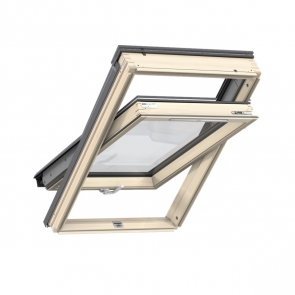 Velux Standart jumta logs ar rokturi vērtnes apakšā, 61B divkameru stikla pakete 55x98cm GLL CK04 1061B