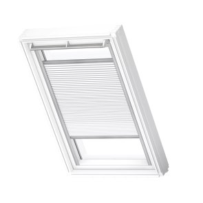 Velux FHC Energoefektīvās gaismu necaurlaidīgās žalūzijas ar rokas vadību, ar alumīnija sliedēm, MK04, 78x98cm, baltas