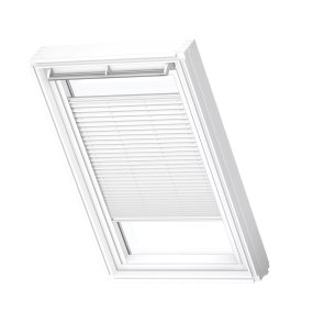 Velux FHC Energoefektīvās gaismu necaurlaidīgās žalūzijas ar rokas vadību, ar baltām sliedēm, MK04, 78x98cm, baltas