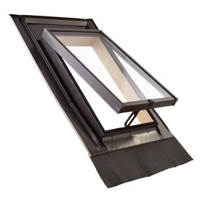 Roto Designo R20 H1 EDS SB Jumta lūka plakaniem jumtiem, atveras uz augšu, 45x55cm