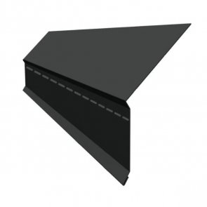 Ruukki 40 Сгибаемый металлический карниз, RA9BEF , 0.5mm, 95x137mm, 2000mm, RR2H3/Antracīta