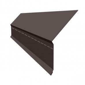 Ruukki 40 Сгибаемый металлический карниз, RA9BEF , 0.5mm, 95x137mm, 2000mm, RR32/Tumši brūna