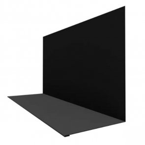 Ruukki 40 Металлический фланец, RA1BJ , 0.5mm, 150x256mm, 2000mm, RR33/Melna