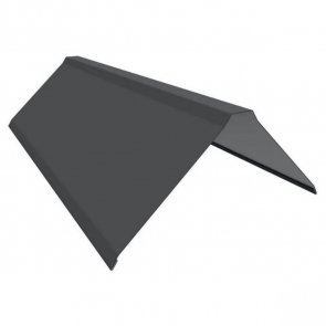 Ruukki 40 Металлический конёк, RA9AR , 0.5mm, 195x195mm, 2000mm, RR2H3/Antracīta