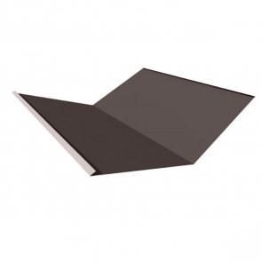 Ruukki 40 Металлический разжелобок RA1BV 0.5mm, 300x300mm, 2000mm, RR32/Tumši brūna