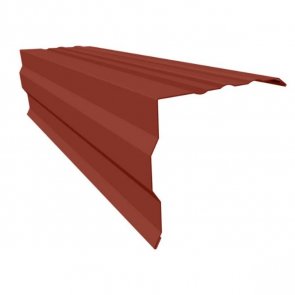 Ruukki 40 Металлическая ветровая планка, RA9BG , 0.5mm, 131x155mm, 2000mm, RR29/Sarkana