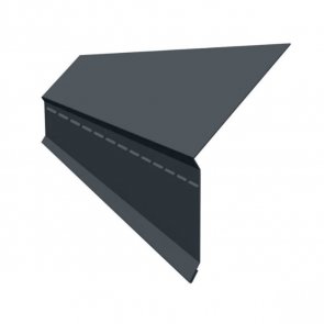 Ruukki 40 Сгибаемый металлический карниз, RA9BEF , 0.5mm, 95x137mm, 2000mm, RR23/Tumši pelēka