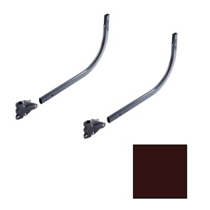 Toode Jumta kāpņu puslok 2/2 + T stiprinājumi, RR32/Tumši brūns