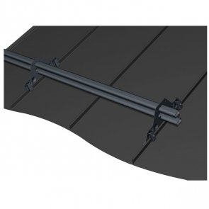 Ruukki Крепление барьера снегозадержания для профилей Classic, RSSFOOTA , RR23/Tumši pelēks