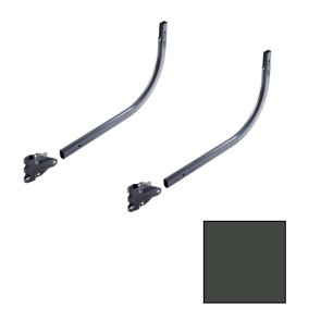 Toode Jumta kāpņu puslok 2/2 + T stiprinājumi, RR23/Tumši pelēks