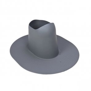 Vilpe Augstais pieslēguma elements mīkstajiem jumta segumiem, 200mm, pelēks