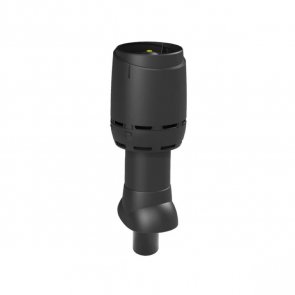 Vilpe Flow Изолированный вентиляционный выход с козырьком D110/350 мм Melns