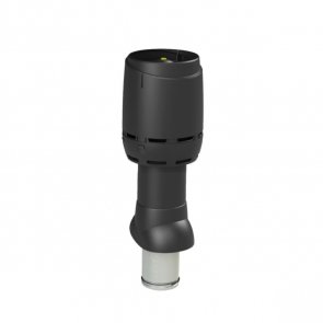Vilpe Flow Изолированный вентиляционный выход с козырьком D125/500 мм Melns