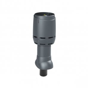 Vilpe Flow Изолированный вентиляционный выход с козырьком D110/350 мм Pelēks