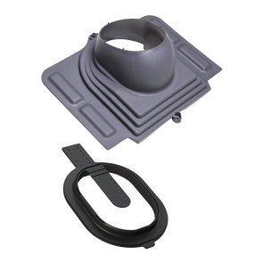 Vilpe Подключение вентиляционного выхода к профилированной металлической кровле Pelēks