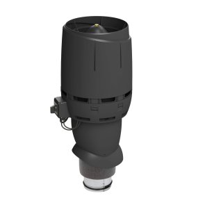 Vilpe Eco 125P/500 Flow Jumta ventilators, D125/500mm, melns
