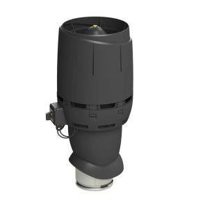Vilpe Eco 160P/500 Flow Jumta ventilators, D160/500mm, melns