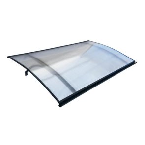 Starkedach L-160 Козырек для двери с наклоном вперед 160x100x25cm Tumši pelēks