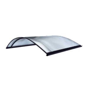 Starkedach R-160 Козырек для двери арочный с наклоном вбок 160x100x35cm Tumši pelēks