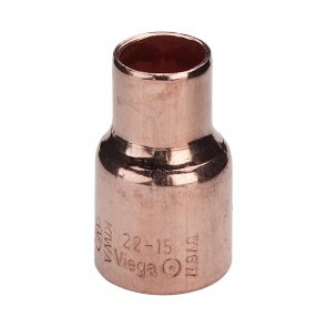 Viega Медная переходная муфта 18x15mm