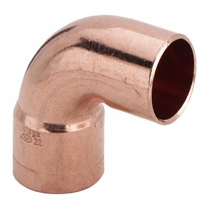 Viega Медный уголок 90°, паяное подключение, вставляемый конец , 15mm