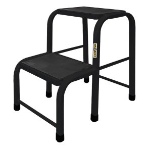 DRABEST HOME ST TW2 Tērauda sadzīves pakāpiens, ar 2 pakāpieniem, 150 kg