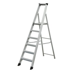 Elkop Profesionālas kāpnes, alumīnija, 6 pakāpieni, 1.27m