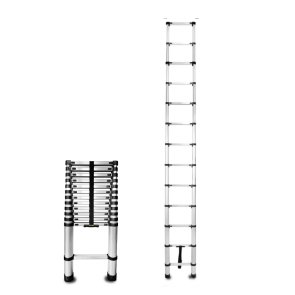 DRABEST HOME Teleskopiskas aluminija trepes, 125kg, 3.8m